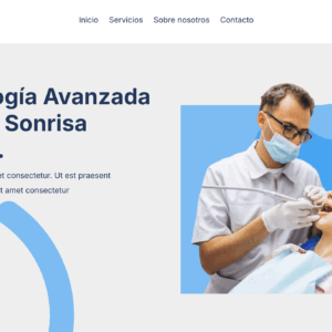 Plantilla Sitio Web Para Dentistas